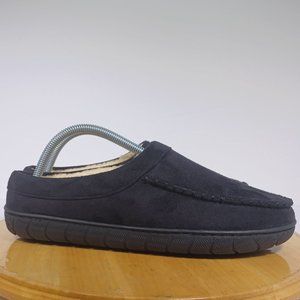 Dockers Mens Slippers Memory Foam  Black Indoor Outdoor Size (7/8) BRAND NEW